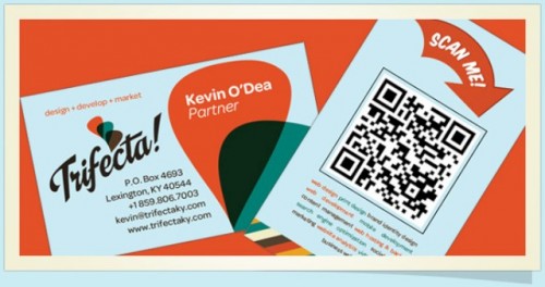 IDSN Cool QR Code Business Card