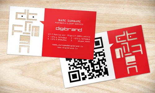 IDSN Cool QR Code Business Card