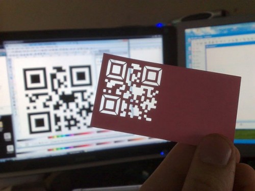 IDSN Cool QR Code Business Card