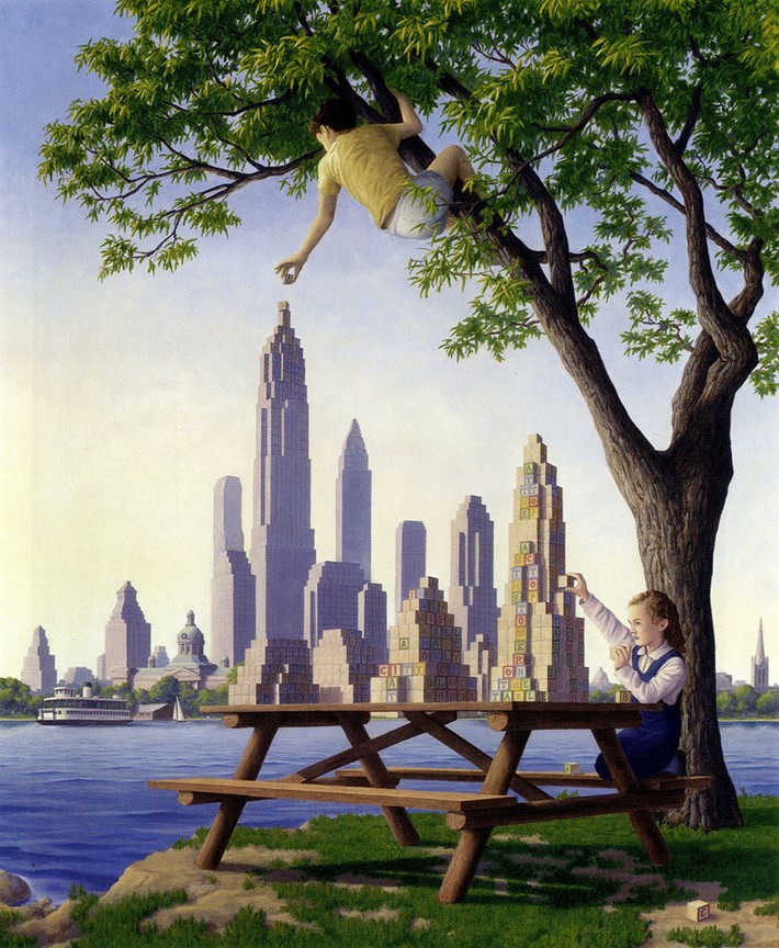 Incredible-Optical-Illusion-Paintings-of-Rob-Gonsalves