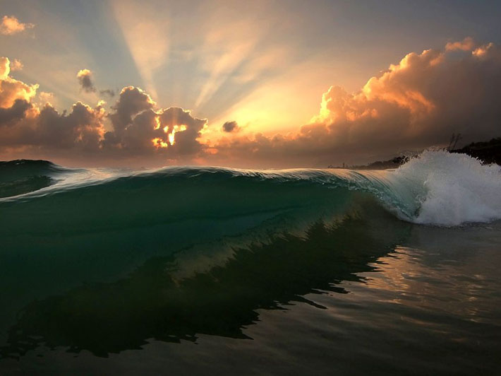 Wave Breaking, Oahu