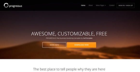 Progressus - free website templates