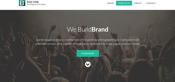 Bak One - responsive html5 templates