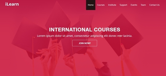 iLearn - responsive html5 templates