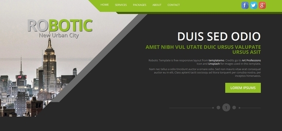 Robotic - responsive html5 templates