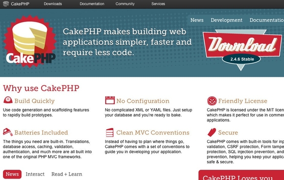 cakephp - php frameworks