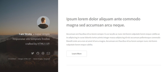 Strata - best html5 templates