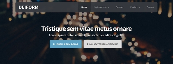 Deiform - best html5 templates