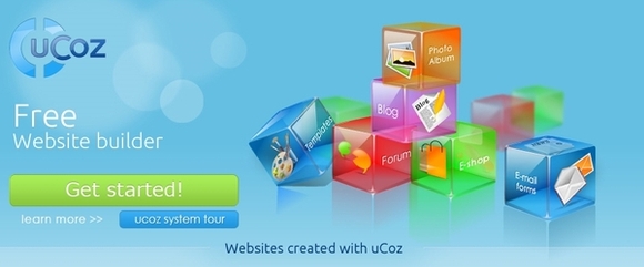 Ucoz - free online website builder