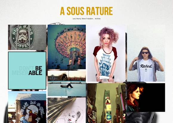 Star Aurora - Beautiful Free Tumblr Themes 2014