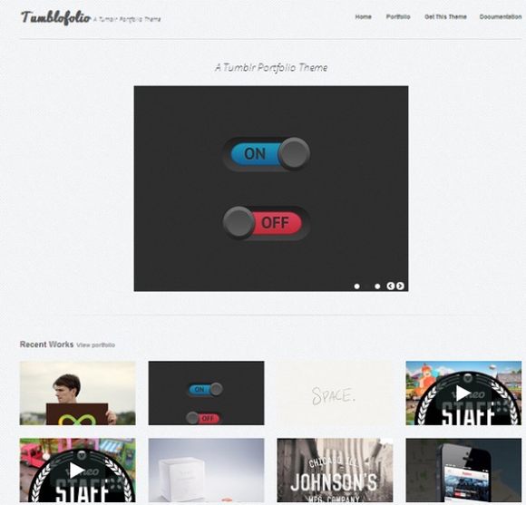 Tumblofolio - Beautiful Free Tumblr Themes 2014