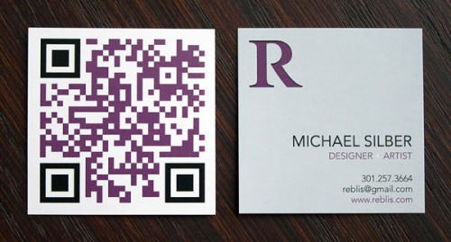 IDSN Cool QR Code Business Card