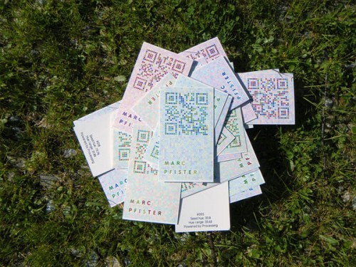 IDSN Cool QR Code Business Card