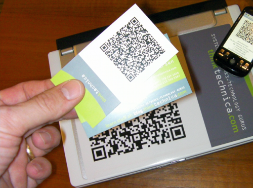 IDSN Cool QR Code Business Card