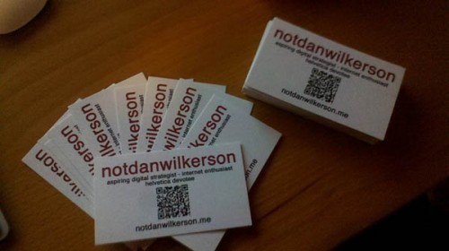 IDSN Cool QR Code Business Card