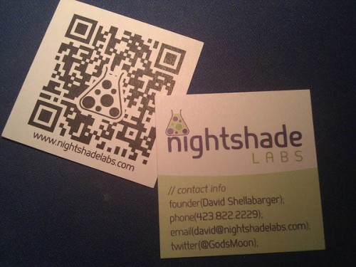 IDSN Cool QR Code Business Card