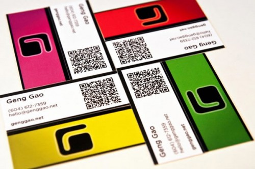 IDSN Cool QR Code Business Card