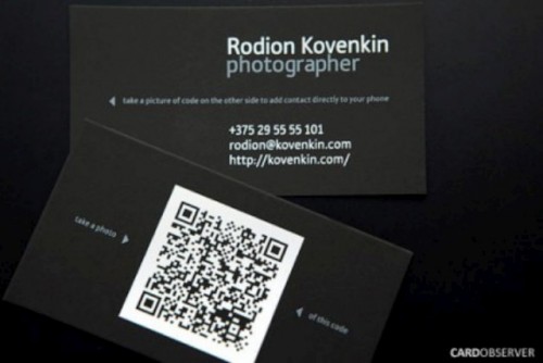 IDSN Cool QR Code Business Card