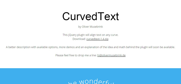 CurvedText
