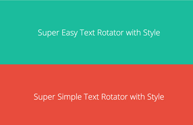 jquery text rotator