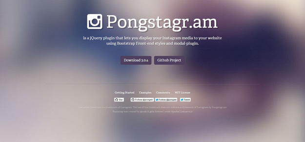 Pongstagr.am jQuery Plugin