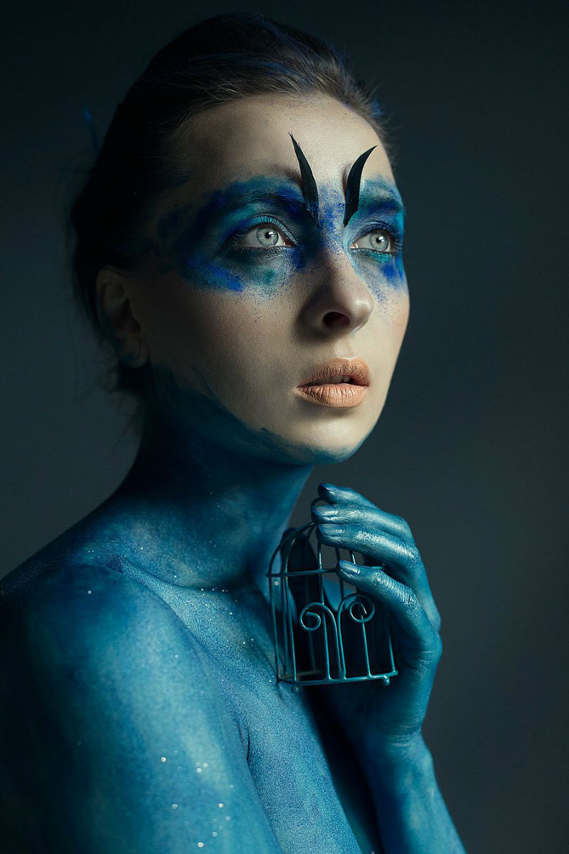 Enchantingly Beautiful Self Portraits by Sasha Oleksiichuk