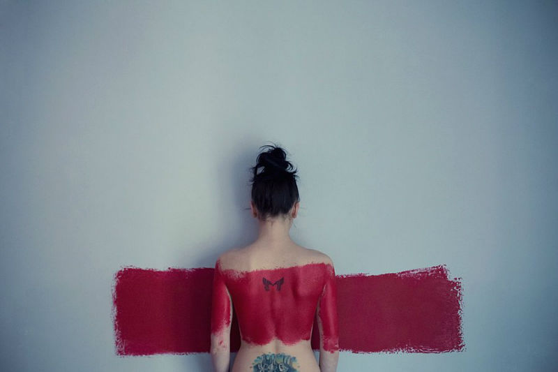 Enchantingly Beautiful Self Portraits by Sasha Oleksiichuk