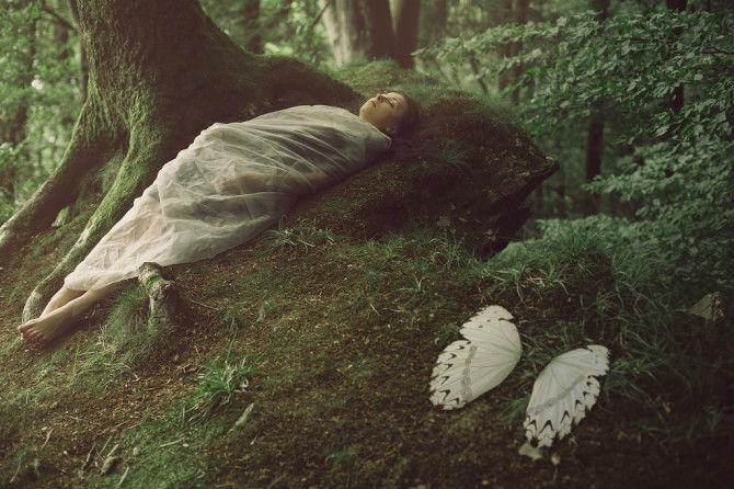 Enchantingly Beautiful Self Portraits by Sasha Oleksiichuk