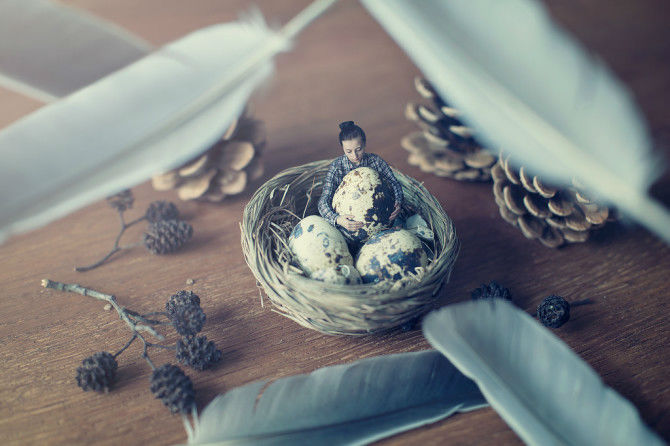Enchantingly Beautiful Self Portraits by Sasha Oleksiichuk
