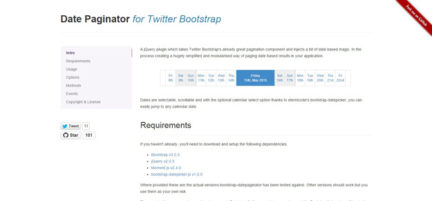 date paginator