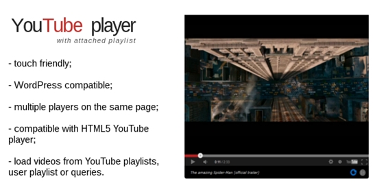 13) YouTube Player