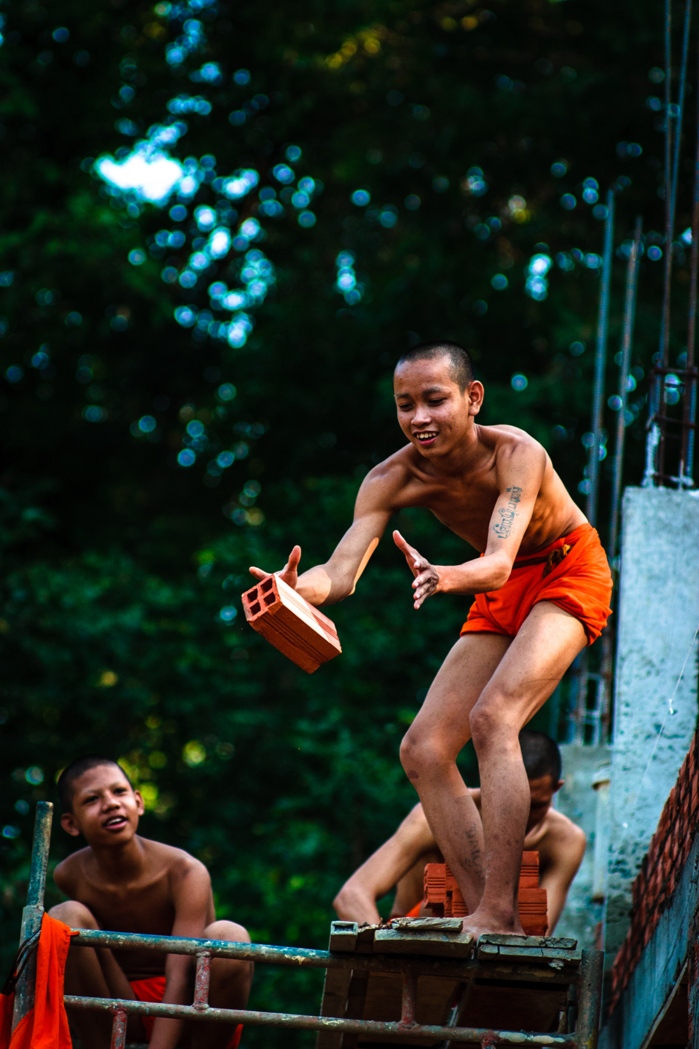 19. Young monks at work by wolf / Picfair