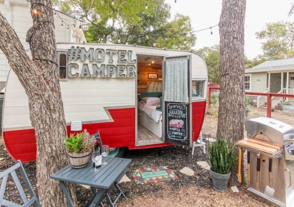 Transformed 1962 vintage camper motel