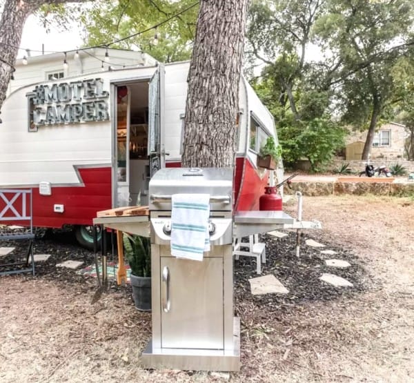 Transformed 1962 vintage camper motel