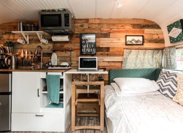 Transformed 1962 vintage camper motel