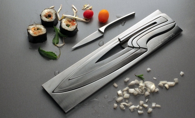 A block of knives
