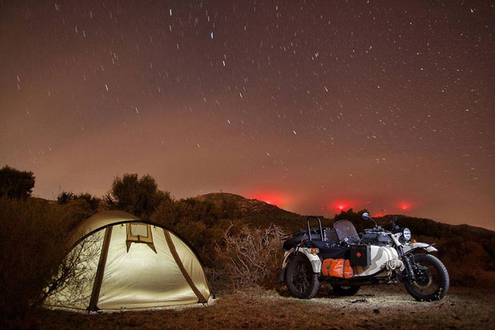 Wild camping in Spain
