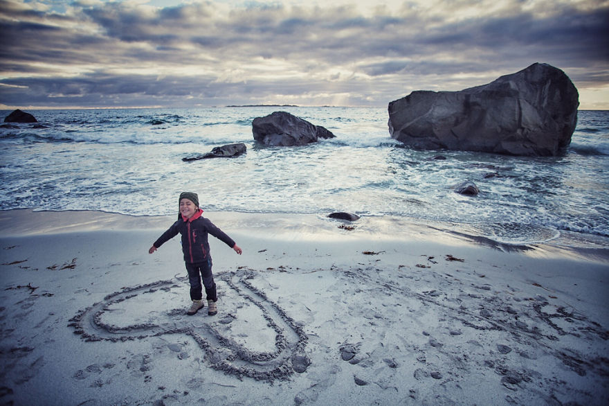 Love in the Lofoten Islands (Norway)