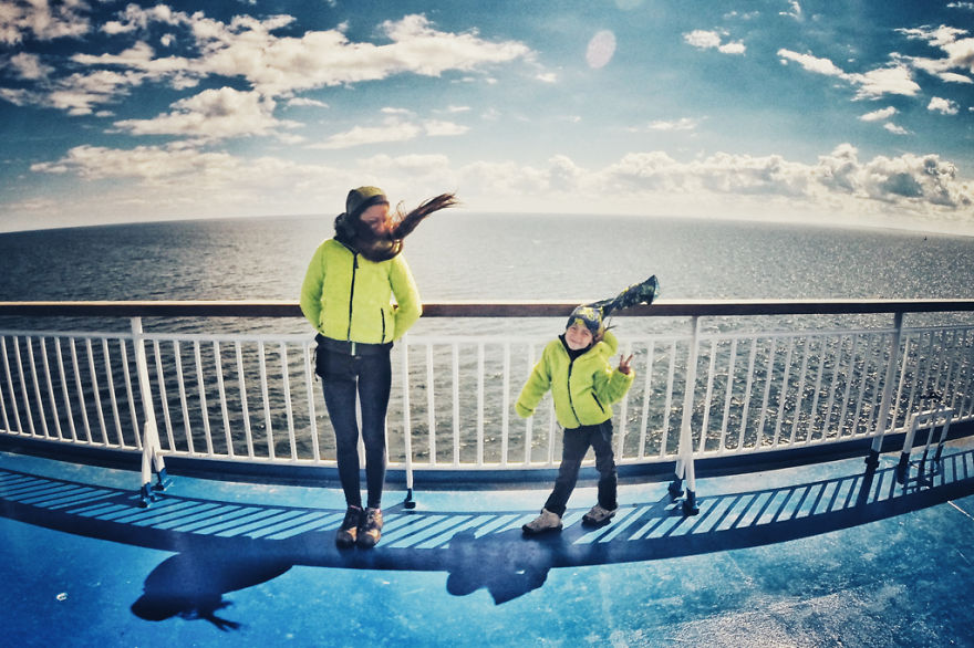 On the ferry from Tallin (Estonia) to Helsinki (Finland)