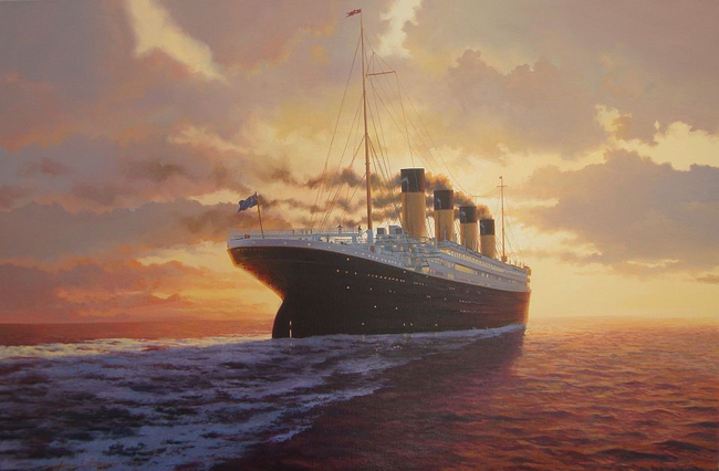 The only Ship that was sunked by an iceberg, That is the Titanic.