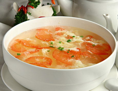 Tomato Egg drop soup V2