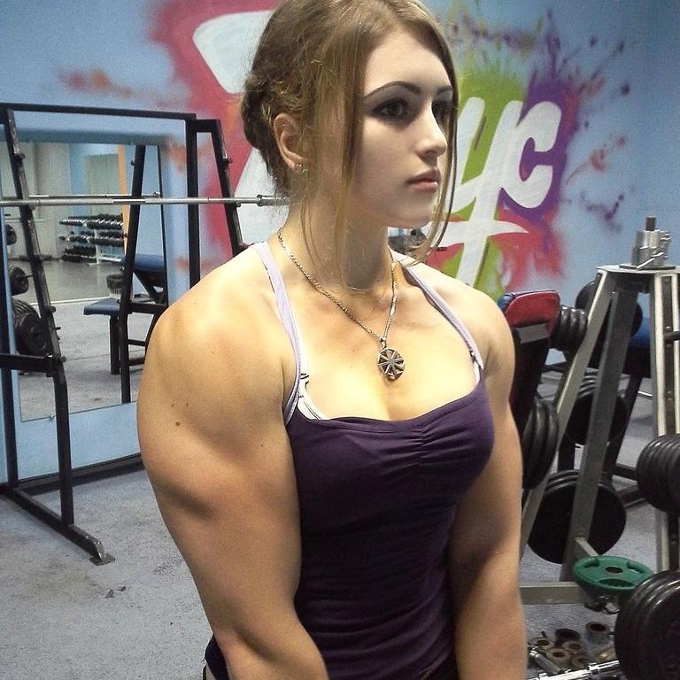 Julia Vins is a Beauty with Muscles