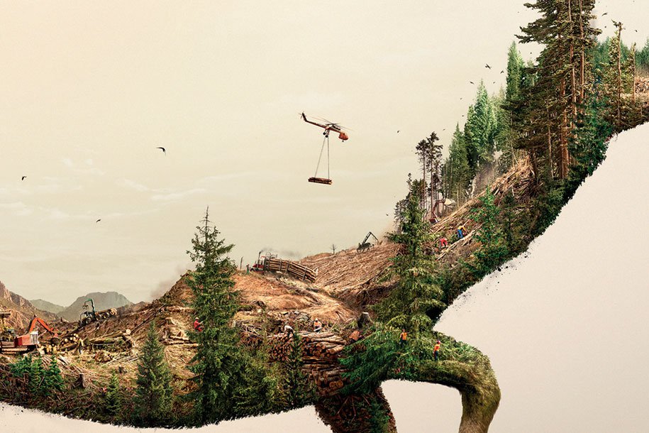 Destroying Nature is Destroying Life deforestation