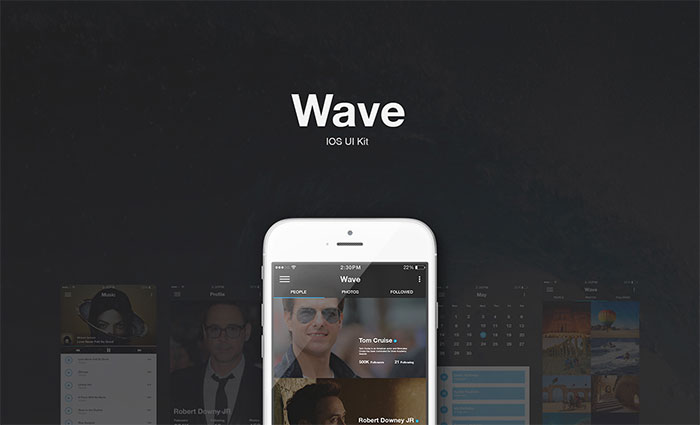 Wave - Free UI Kit
