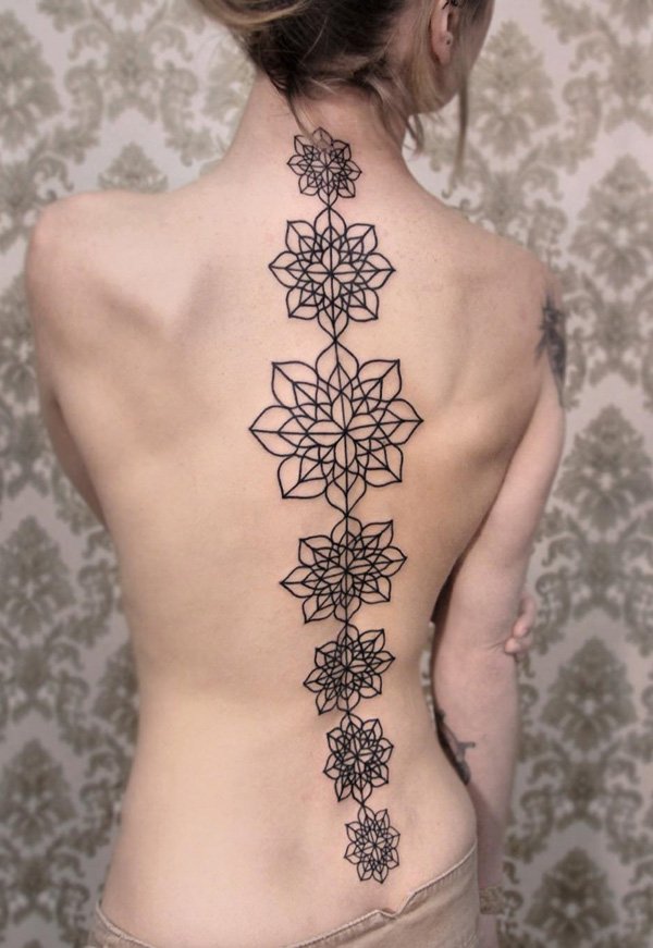 Mandala symbols aren’t just circles, these can also be formed in flowers but the meaning remains the same: unity, eternity and completeness.