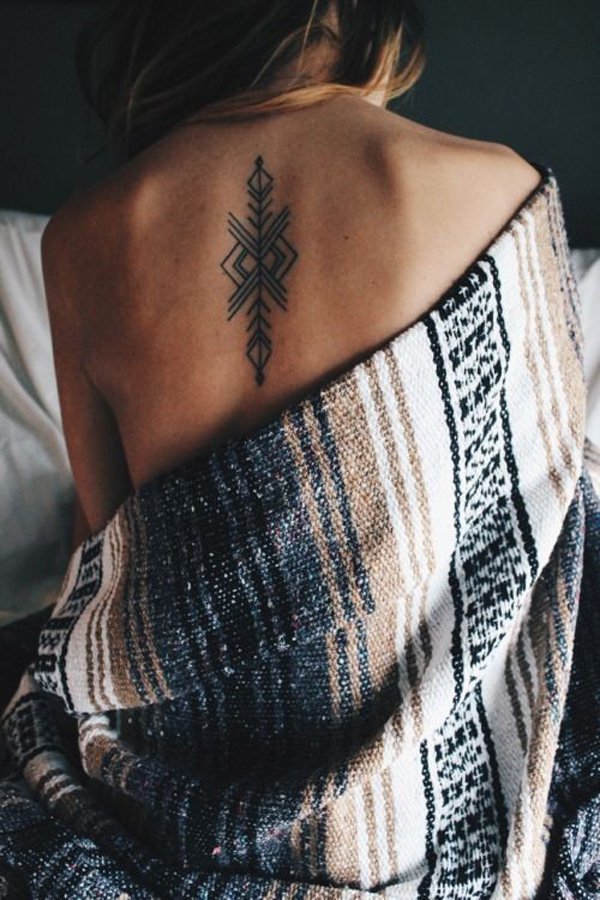 This smaller tribal design may not really mean something but it’s a beautiful tattoo with an enthralling design.