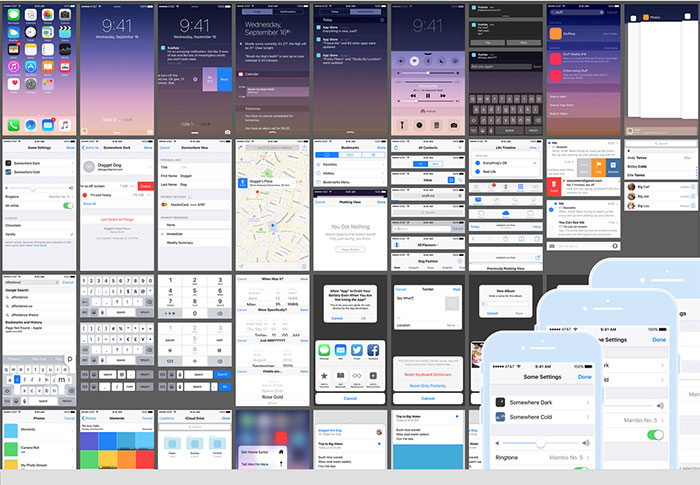 iOS 9 UI Kit