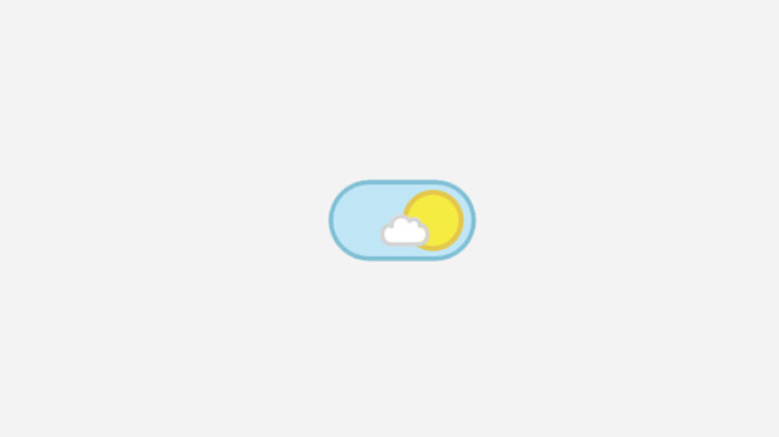 Pure CSS Day/Night Toggle Switch