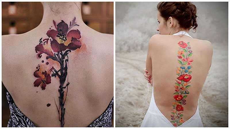 10 Dainty And Minimalist Back Tattoo Designs You Won't Regret