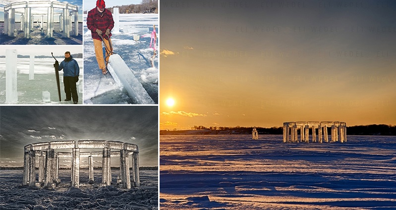 Icehenge-Ice-Sculpture